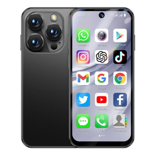 SOYES XS19 Pro, 6 Go + 128 Go, 3,8 pouces, Android 12.0, MTK6762 Quad Core, Réseau : 4G, Double SIM, GPS, OTG, Compatible Google Play Store (Noir) SS868B1229-012